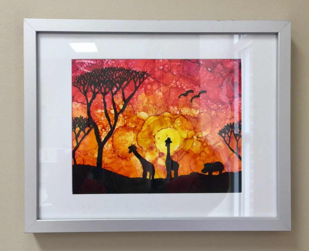 silhouette-painting-on-plastic-african-landscape-1